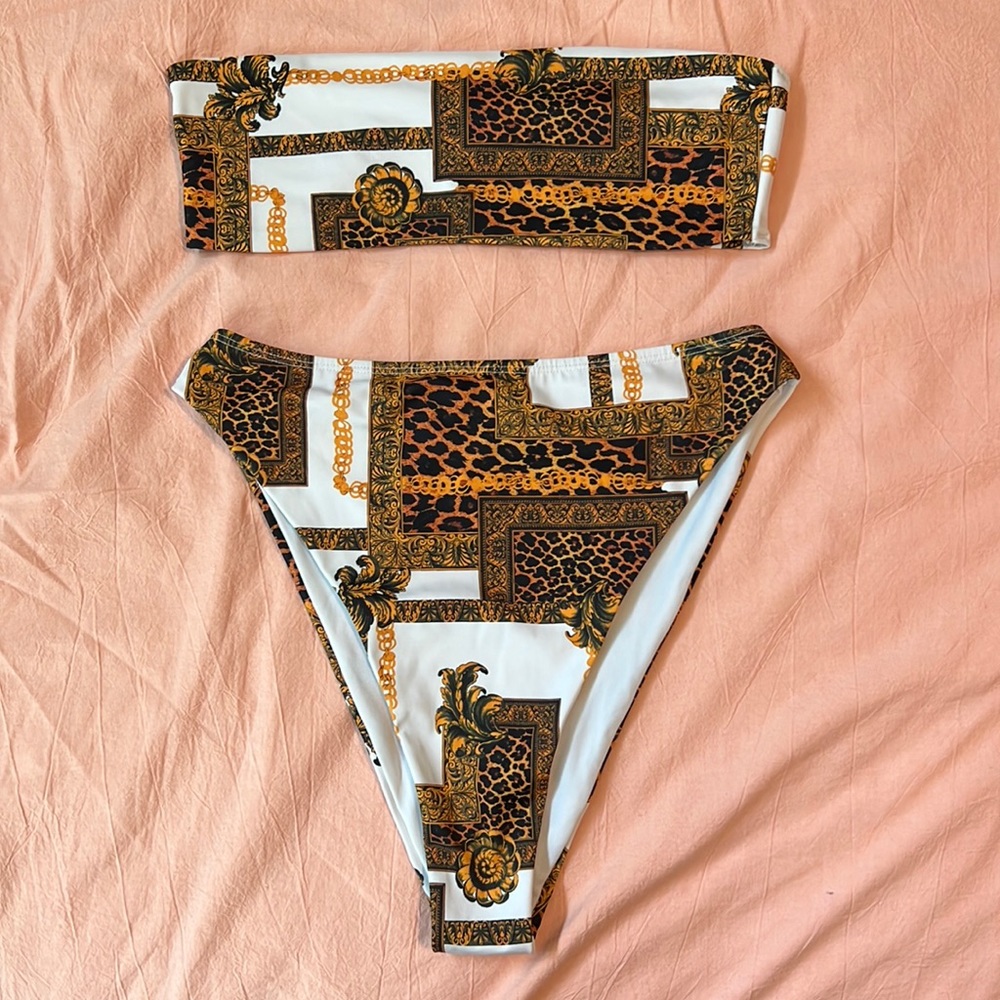 Versace - esque high waist bikini